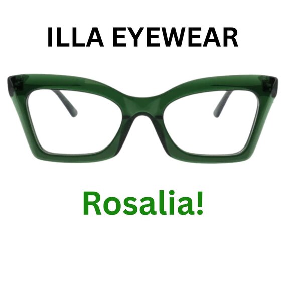 ILLA Eyewear – Rosalia Cat-Eye Glasses Size: 51-20-140 • Made in Italy $580 - Picture 2 of 2